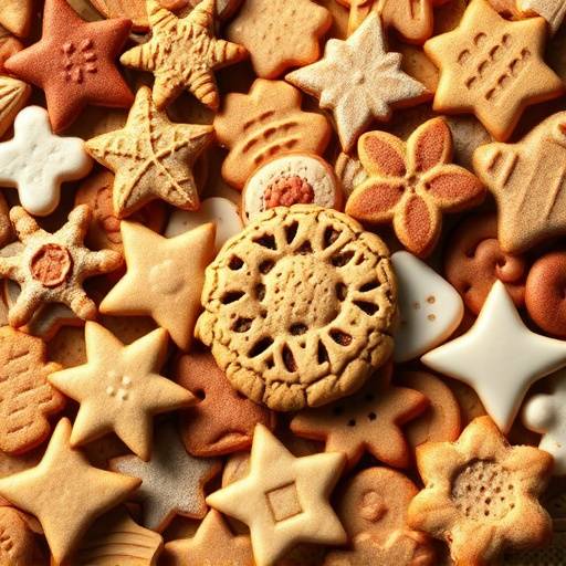 Eine Collage verschiedener Symbole, die verschiedene Arten von Cookies darstellen.